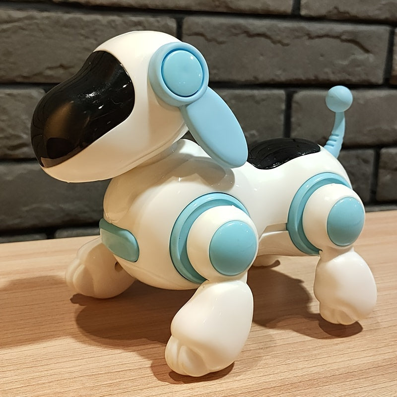 Electric Walking Mechanical Dog Toy Simulation Meeting, Calling, Moving, Music, Lighting, Intelligent Puppy Toy, Children's Electric Singing Dog Gift, Choice For Parent-child Companionship And Growth
لعبة اليكترون