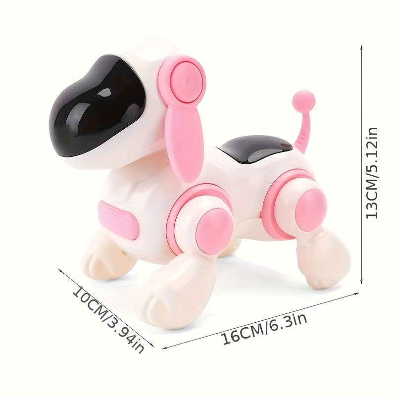 Electric Walking Mechanical Dog Toy Simulation Meeting, Calling, Moving, Music, Lighting, Intelligent Puppy Toy, Children's Electric Singing Dog Gift, Choice For Parent-child Companionship And Growth
لعبة اليكترون