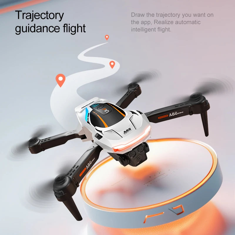 Drone Professional 8K GPS Dual Camera 5G Obstacle Avoidance Optical Flow Positioning Brushless Upgraded RC ﻿10000M A88
الدرون الأحترافية 10000متر