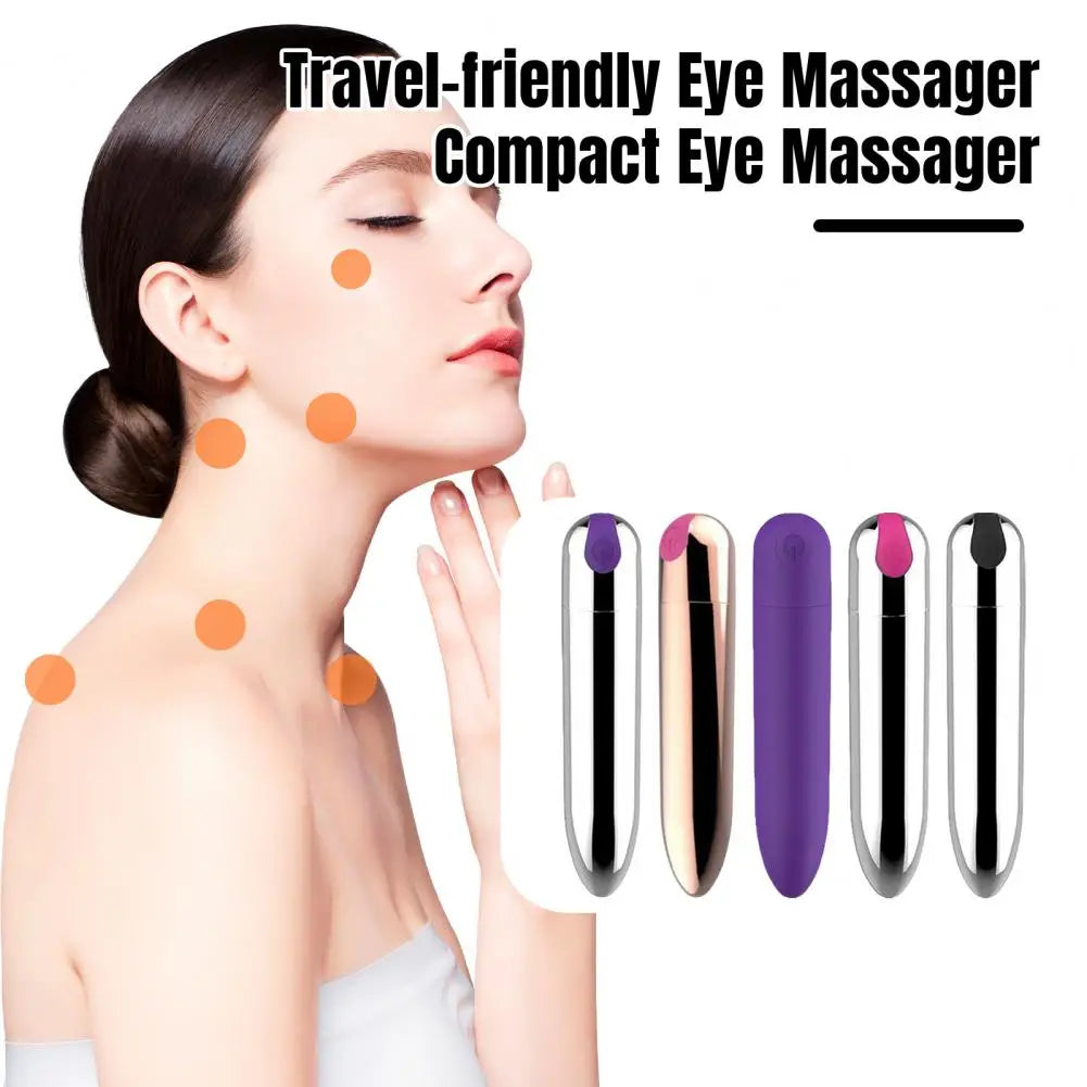 Portable Vibrating Eye Massager Waterproof Wireless Rechargeable Eye Fatigue Relief Tool Eye Beauty Devices Massager Machine
قلم مساج العين بالأهتزاز