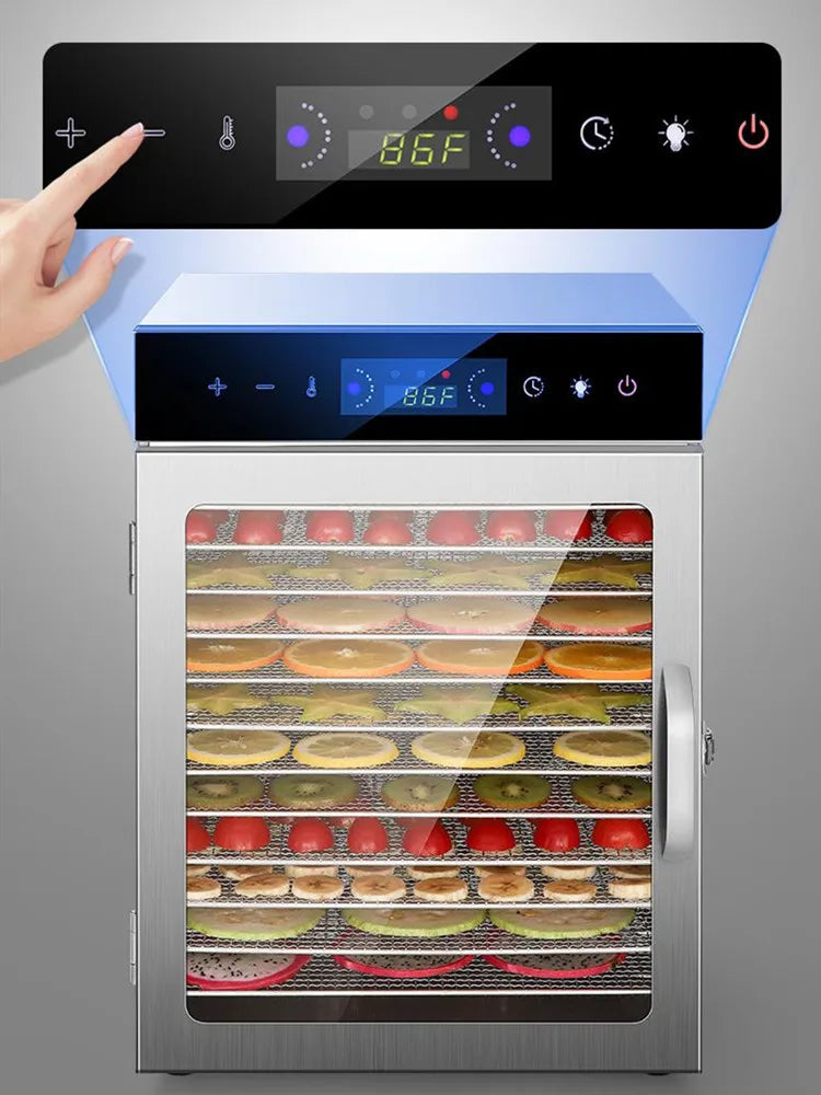 12 Layer Dryer Intelligent Food Air Dryer Food Dehydrator
مجفف الفواكه والخضروات 12 طبقة