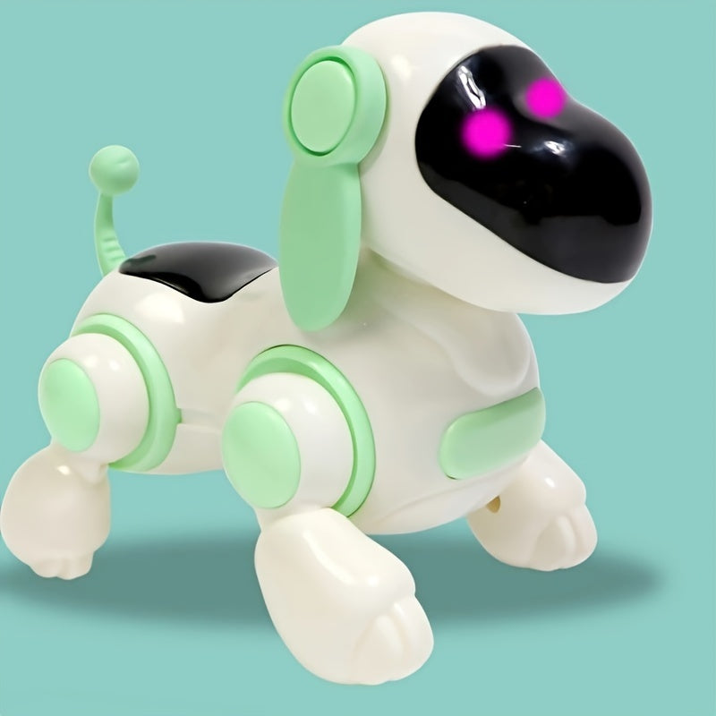 Electric Walking Mechanical Dog Toy Simulation Meeting, Calling, Moving, Music, Lighting, Intelligent Puppy Toy, Children's Electric Singing Dog Gift, Choice For Parent-child Companionship And Growth
لعبة اليكترون